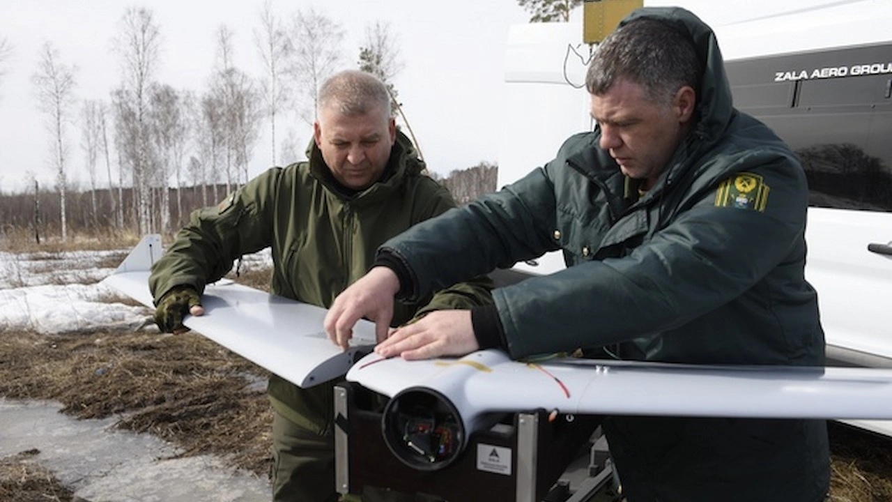 Tyumen forests protected by drones